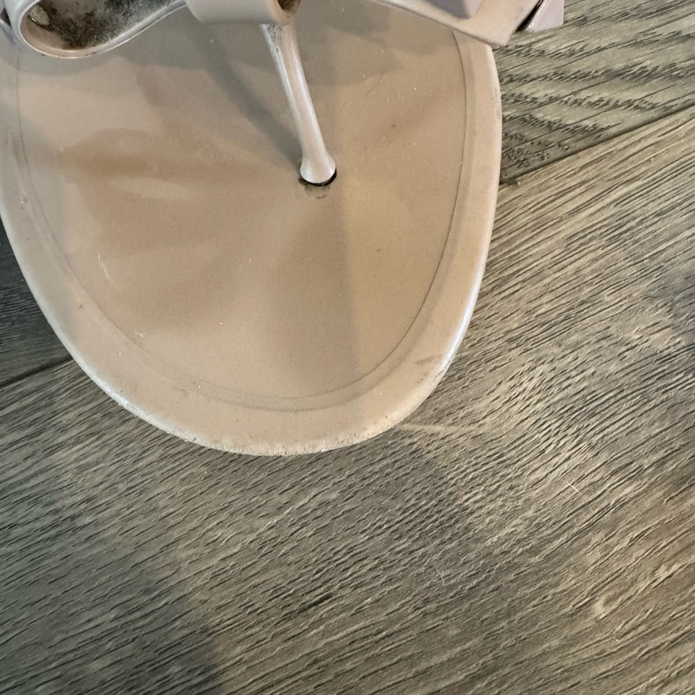 Valentino Nude Studded Women's Sandals - Picture 8 of 10
